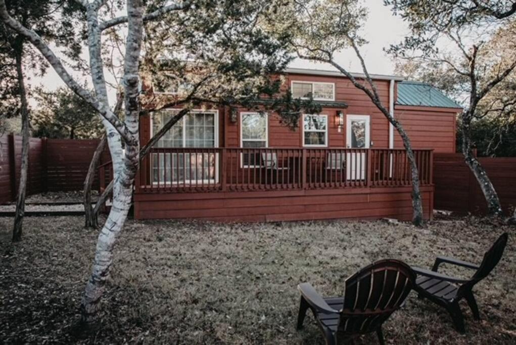 The Longhorn Cabin - Cabins At Rim Rock Austin Ngoại thất bức ảnh